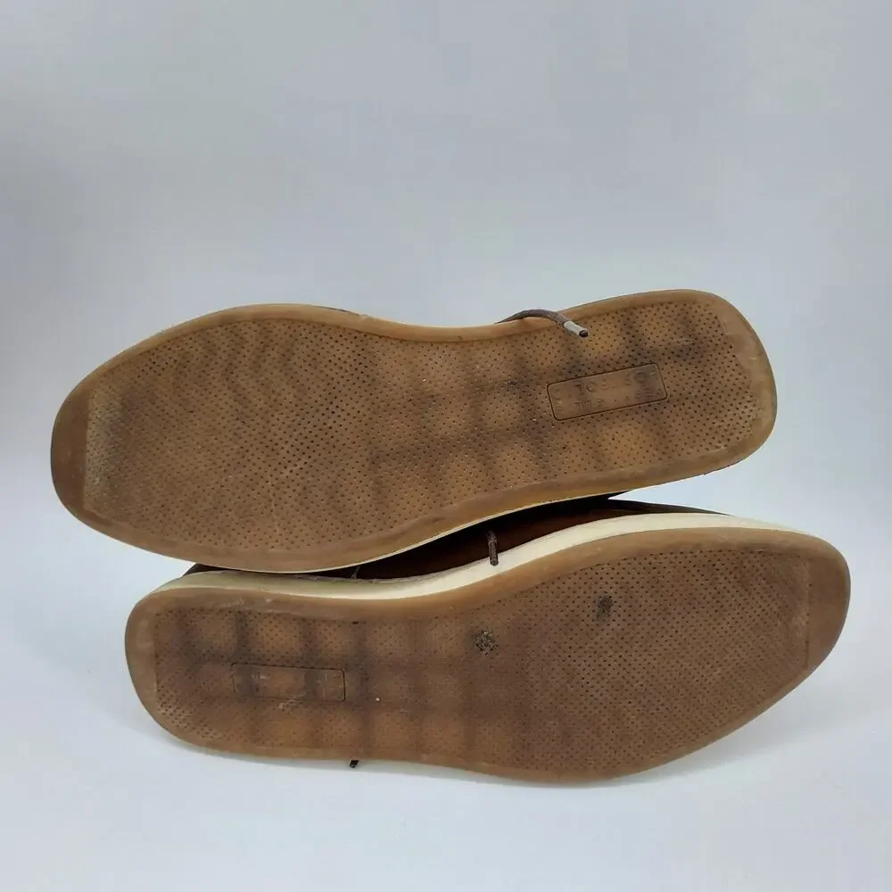 Perry Ellis Portfolio Men's Brown Lace Up Demi Hi Casual Dress Sneaker